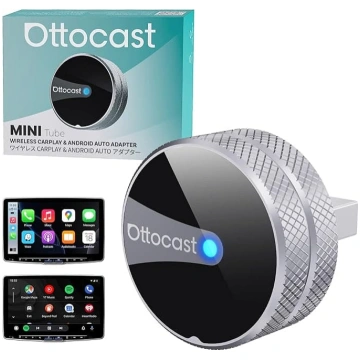 2026 Ottocast Mini Tube bezvadu CarPlay un Android