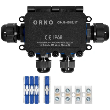 Kārba N/t Hd Ip68, 0,5-6,0mm? ,2 Kabeļu ievadi M20