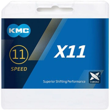 Ķēde KMC X11 Silver Black