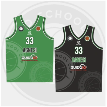 AGNESI canotta basket double - L