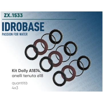 Kit Dolly A1874 IDROBASE for pompe XT 10.15 N, XT 