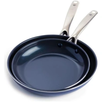 Blue Diamond Frying Pan Set Ceramic Non-Stick Oven