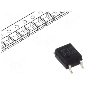 Optocoupler | SMD | Ch: 1 | OUT: open collector | 