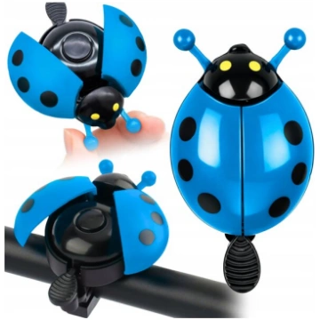 Bērnu velosipēdu zvans Bike Scooter Ladybug Blue G