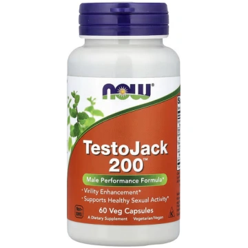 NOW Foods, TestoJack 200™, 60 Veg Capsules