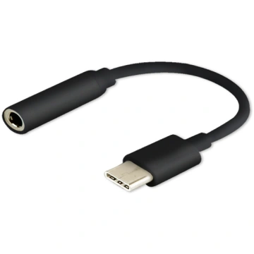 Kabelis Savio AK-35/B USB Type-C - 3.5mm USB-C, 3.