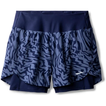 Brooks Chaser 5" 2-in-1 Short Donna