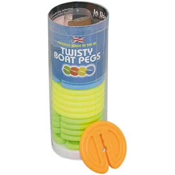 Posh Pegs Twisty apģērbu piekariņi (20 gab.) - zil