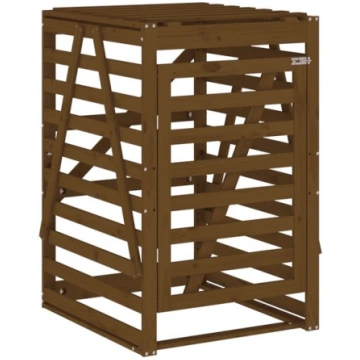 Atkritumu tvertnes nojume vidaXL, 84x90x128,5 cm, 