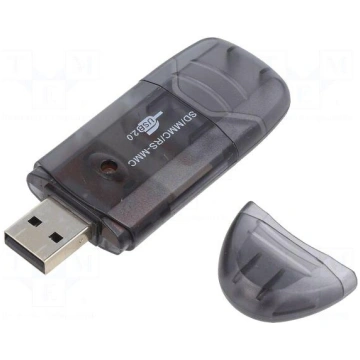 Card reader: memory | USB A plug | USB 2.0 | MMC,R