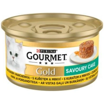 GOURMET GOLD SAVOURY CAKE konservs kaķiem (vista/b
