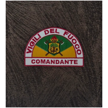 Toppa Patch Vigili del Fuoco VDF Mezzaluna Roveret