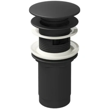 Click-Clack sifona vārsts izlietnei Ravak, melns, 