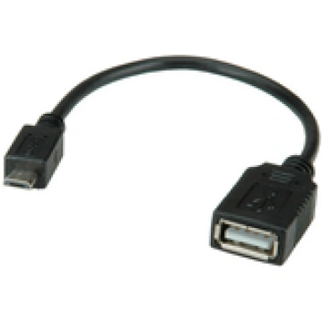 VALUE USB 2.0 Kabel USB 2.0 Typ Micro B - Typ A BU