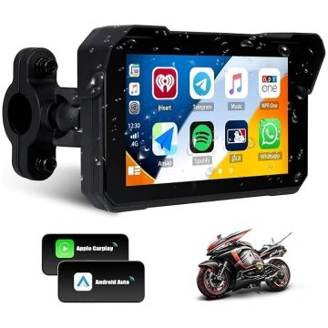 SIXTOP Motociklu CarPlay ekrāns ar bezvadu Apple C