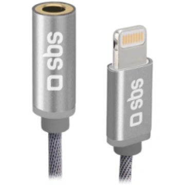 Adapteris-Kabelis SBS Audio Adapter Braided Lightn