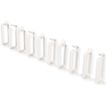 Roline Cable management bracket, 44x100mm grey 10 