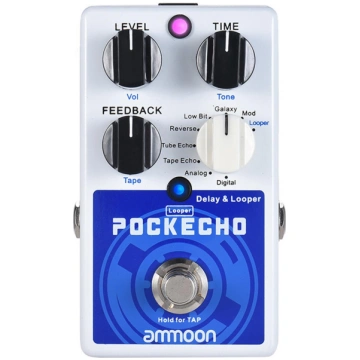 Ammoon POCKECHO Delay & Looper ģitāras efektu pedā