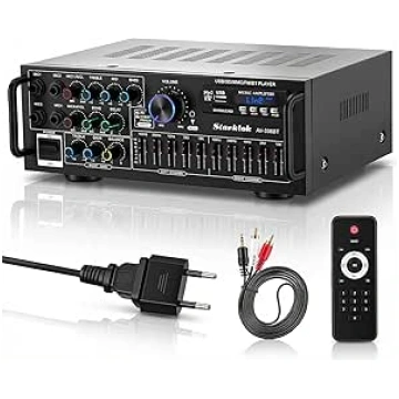 HiFi Amplifier Stereo Bluetooth Amplifier with Rem