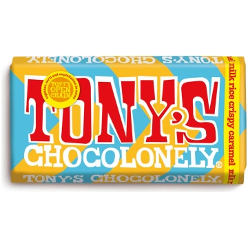 Tony's Chocolonely Milk Chocolate Rice Crispy