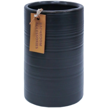Glaze vannas istabas universala melna keramika 913