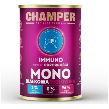 Champer imuno mono proteīnu liellopu gaļas barība 