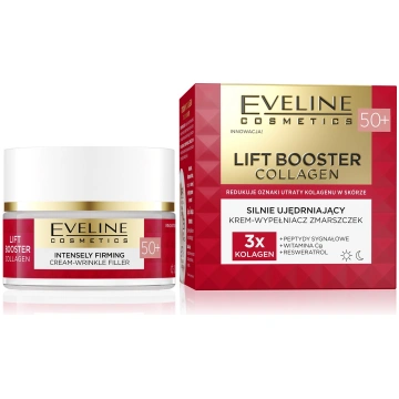 Sejas krēms Eveline Lift Booster Collagen, 50 ml, 