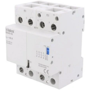 Relay: installation; bistable,impulse; NO x4; Ucoi
