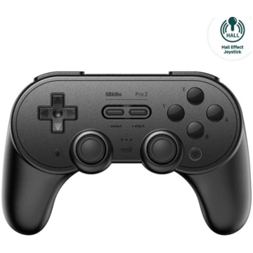 Pad 8BitDo 8BitDo PRO 2 Gamepad Hall Ed/Black RET0