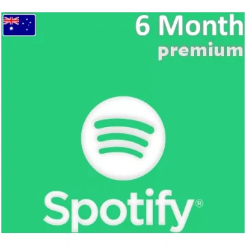 Spotify Premium dāvanu karte 6 mēnešiem (Austrālij