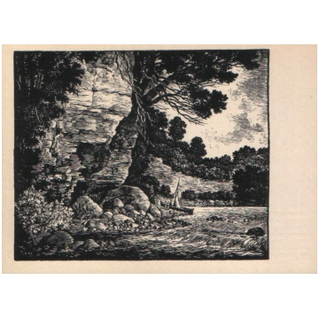 Arturs Duburs "Daugavas krastos" 1970 mākslas past
