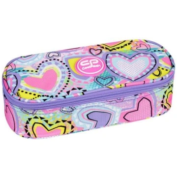 Pencil case CoolPack Campus PASTEL HEART F062832