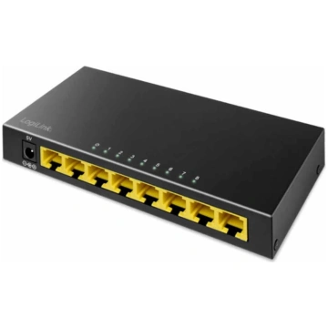 Switch Ethernet; DC socket,RJ45 socket x8; PnP,PoE