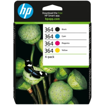 HP 364 - 4-pack - black, yellow, cyan, magenta - o