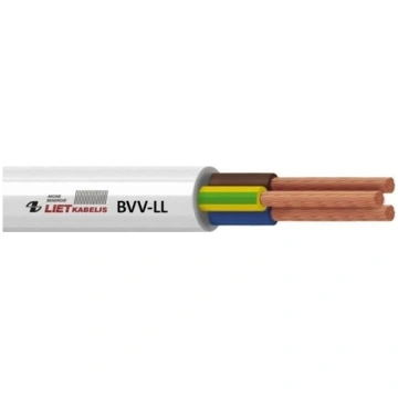 CABLE BVV-LL 3X2.5 WHITE 25M 4779016547231 (477901