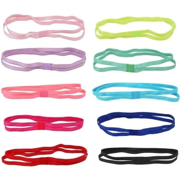 Elastīgas sporta galvas lentes, stiepjamas, neslīd