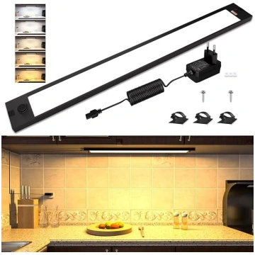 WOBANE 60 cm virtuves LED apgaismojums zem skapja,