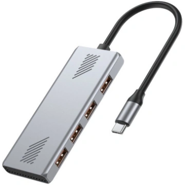 Gembird USB3.2 Gen2 Type-C Hub with 4xUSB-A ports 