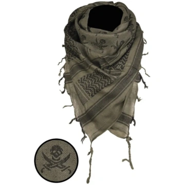 Šemag lakats -Mil-Tec SHEMAGH SKULL Olive 110x110c