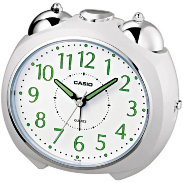 Casio - Modinātāja pulkstenis 1xLR14 balta/hroms