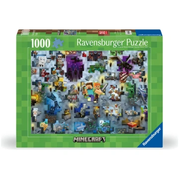 Ravensburger Puzle 1000 Minecraft radījumi R 00422