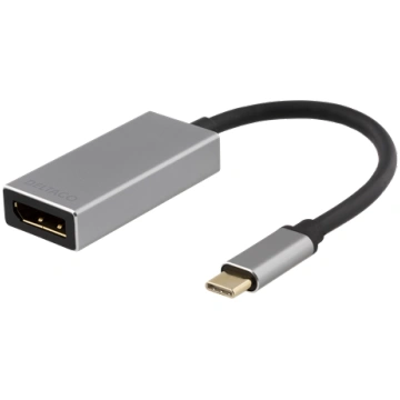 Adapter DELTACO USB-C-DisplayPort, 3840x2160, 60Hz