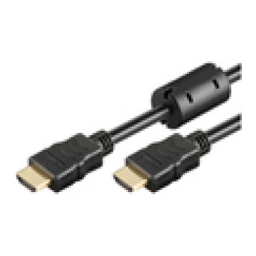 MicroConnect HDMI 19 - 19 10m M-M Gold With Ferrit
