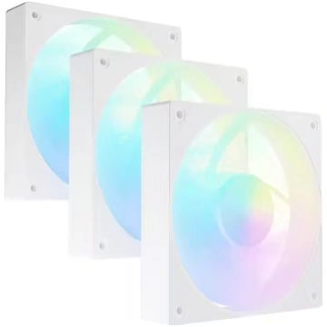 Natec Fury SAI S12 ARGB, 3 Pack, White (NGF-2413)