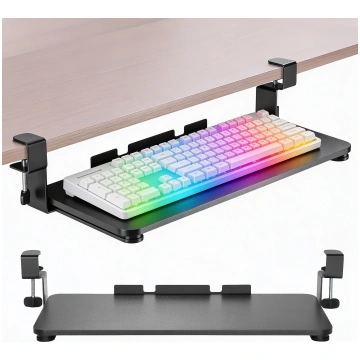 Maclean MC-839 zemgalda tastatūras plaukts, melns 