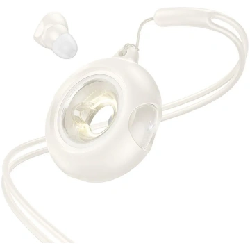 HOCO wireless earphones, Bluetooth TWS EW71, milky