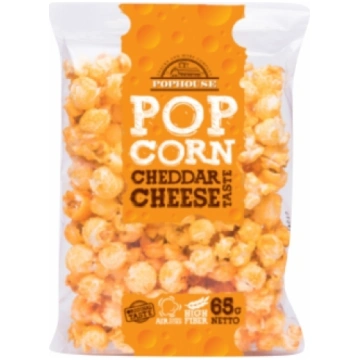 POPKORNS POPHOUSE AR ČEDARA SIERA GARŠU 65G