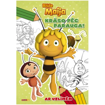 Bitīte Maija. Krāso pēc parauga! Ar uzlīmēm