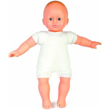 Lelle bēbis ar mīkstu punci 28 cm