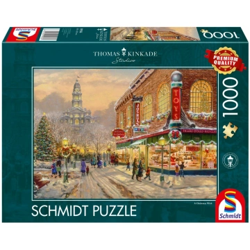 Puzle Schmidt Thomas Kinkade Holiday Greetings 993
